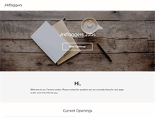 Tablet Screenshot of jrkflaggers.recruiterbox.com