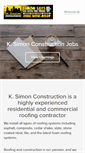 Mobile Screenshot of ksimonconstruction.recruiterbox.com