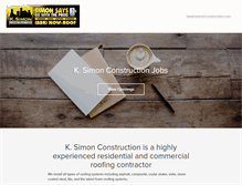 Tablet Screenshot of ksimonconstruction.recruiterbox.com