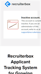 Mobile Screenshot of mobstac.recruiterbox.com